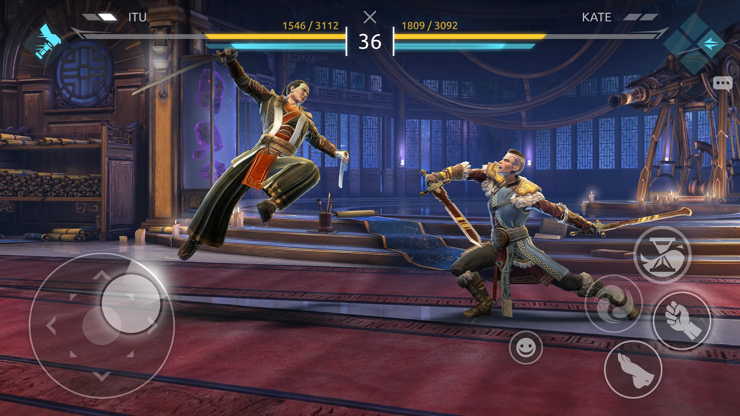 Shadow Fight 4: Arena v1.9.71 APK Мод (Меню, Режим бога) Screenshot 1