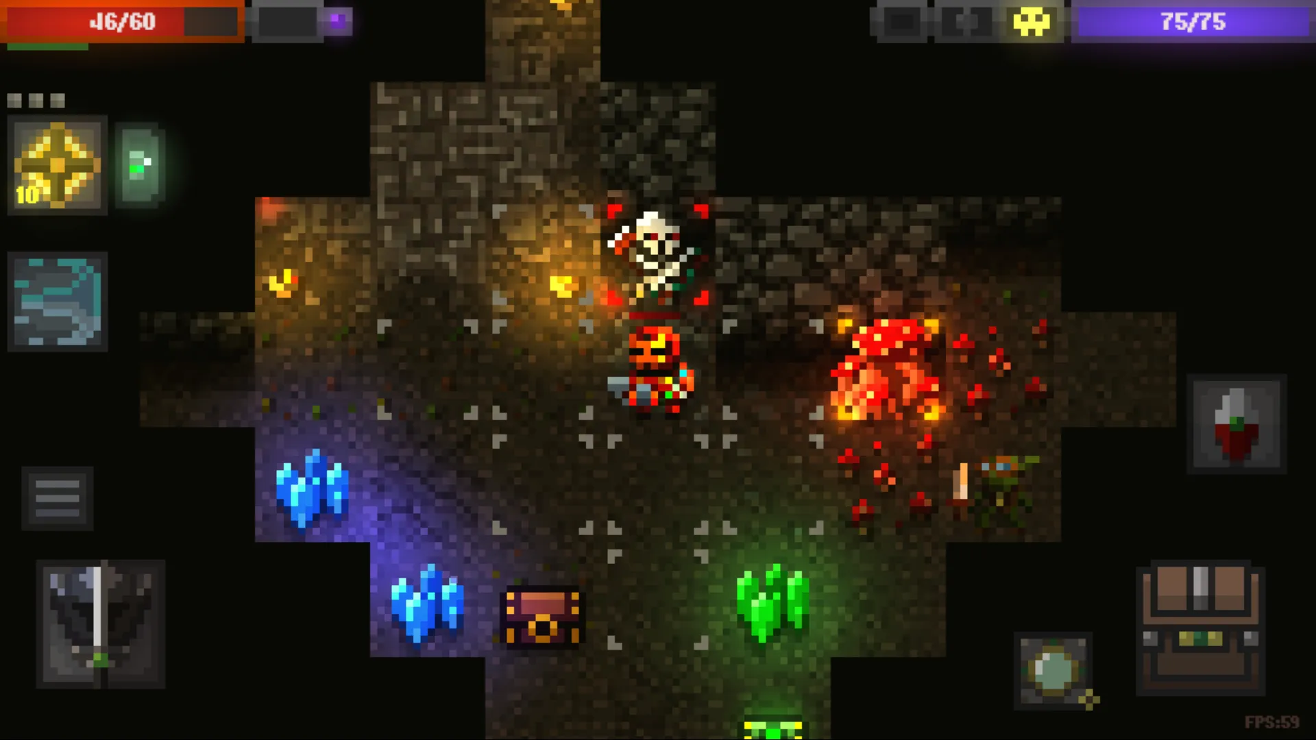 Caves (Roguelike) v0.95.3.84 APK Мод (Много денег) Screenshot 5 Caves (Roguelike) v0.95.3.84 APK Мод (Много денег) Screenshot 5