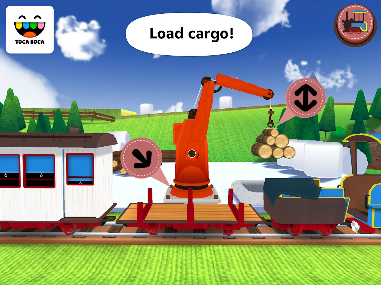 Toca Train [мод: полная версия] Screenshot 4