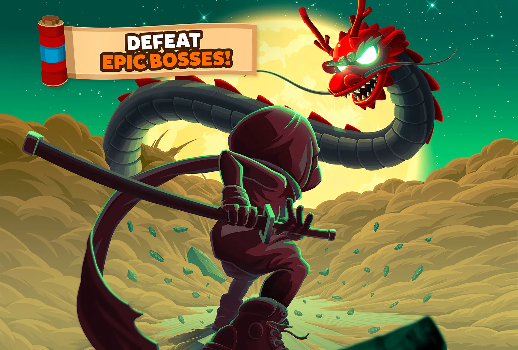 Ninja Dash Run - Offline Game [мод: много денег] Screenshot 2