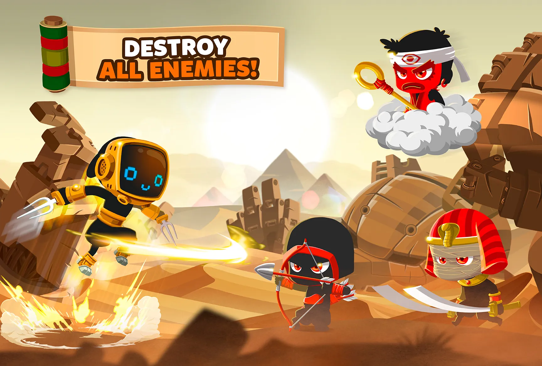 Ninja Dash Run - Offline Game [мод: много денег] Screenshot 4