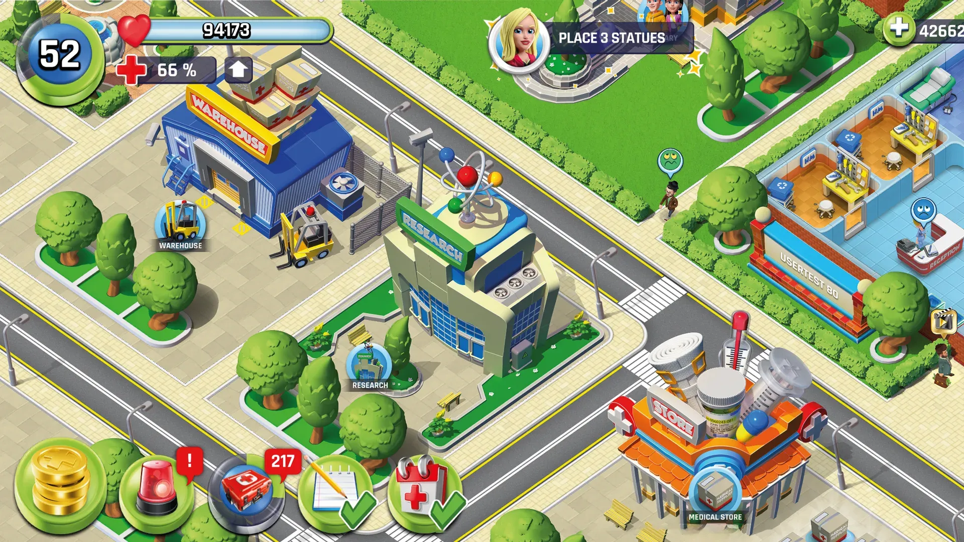 Dream Hospital: Doctor Tycoon v4.8.1 APK Мод (Много денег) Screenshot 4