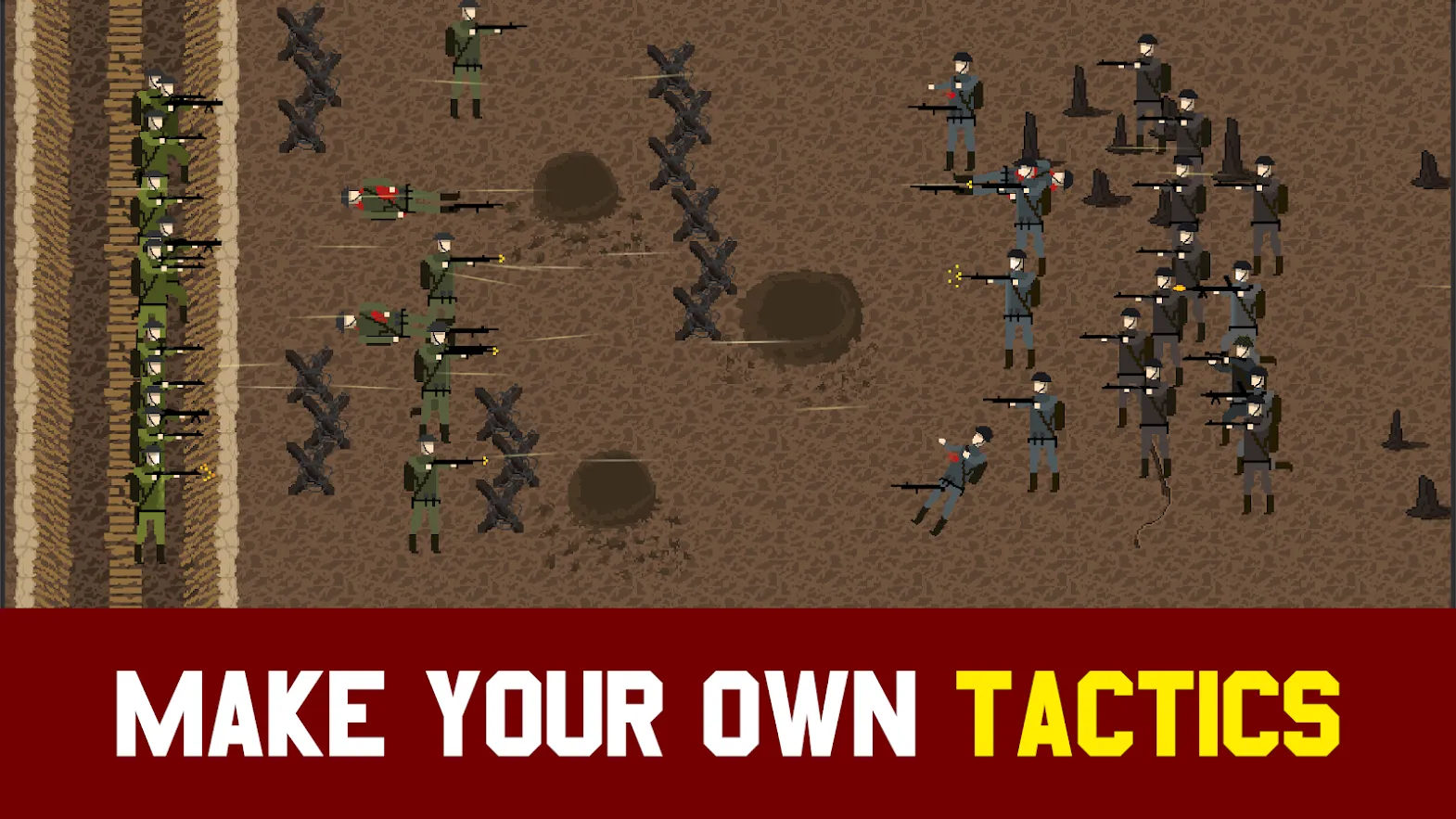 Trench Warfare 1917: WW1 Strategy Game [мод: много денег] Screenshot 4