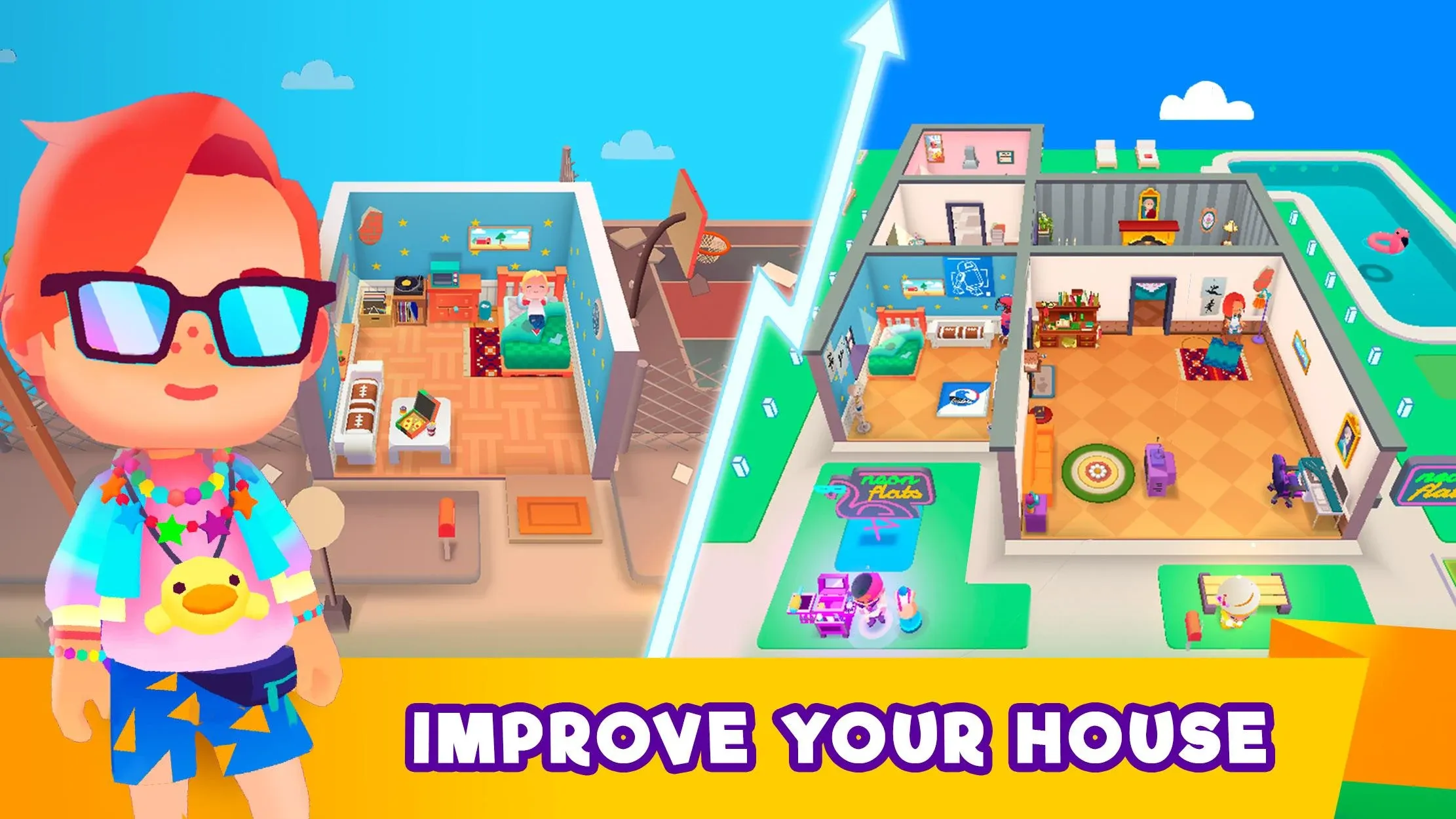 Idle Life Sim - Simulator Game v1.4.8 APK Мод (Много денег) Screenshot 4