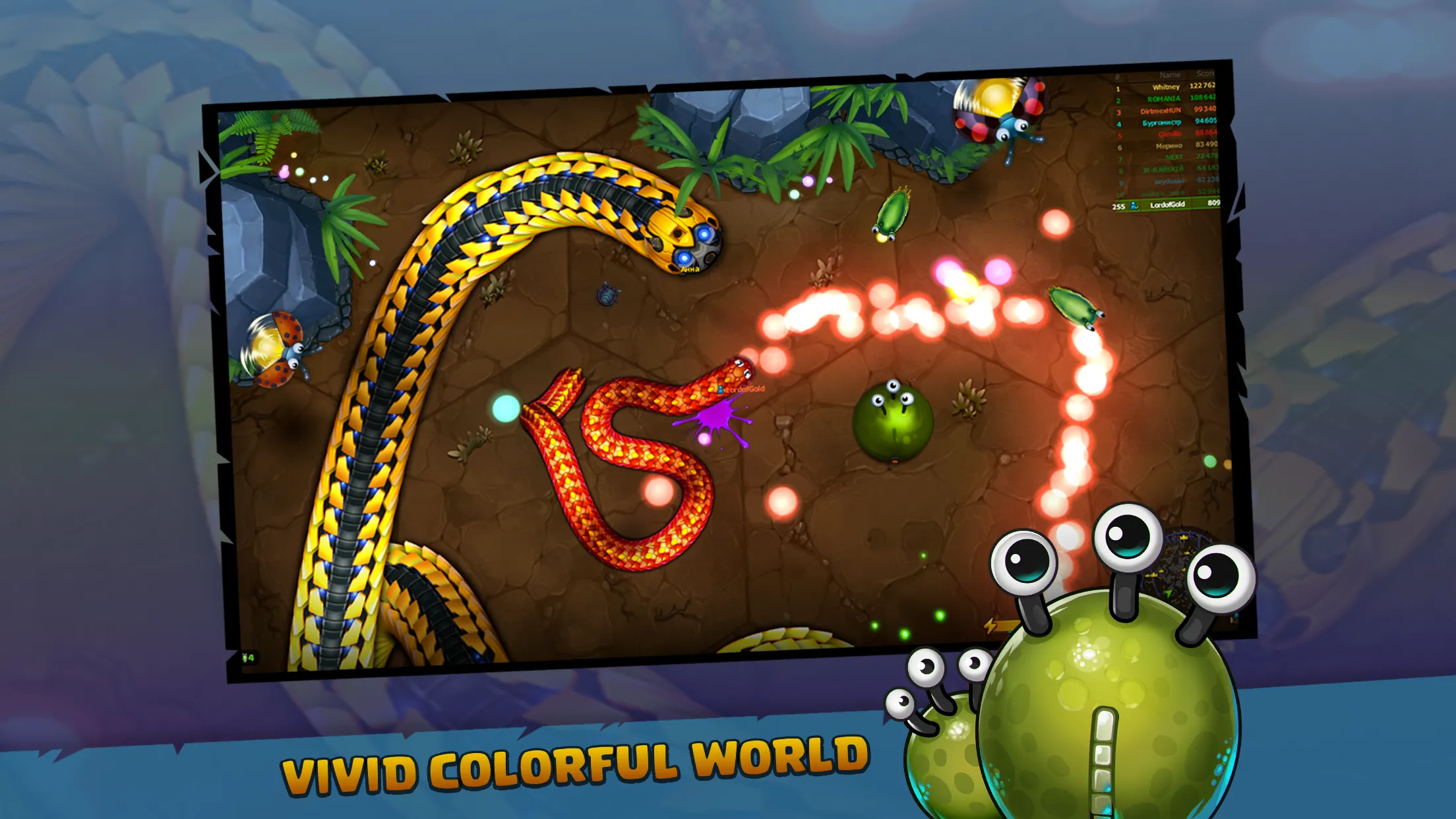 Little Big Snake v2.7.22 APK Мод (Всё открыто, VIP, Вид с дрона) Screenshot 1