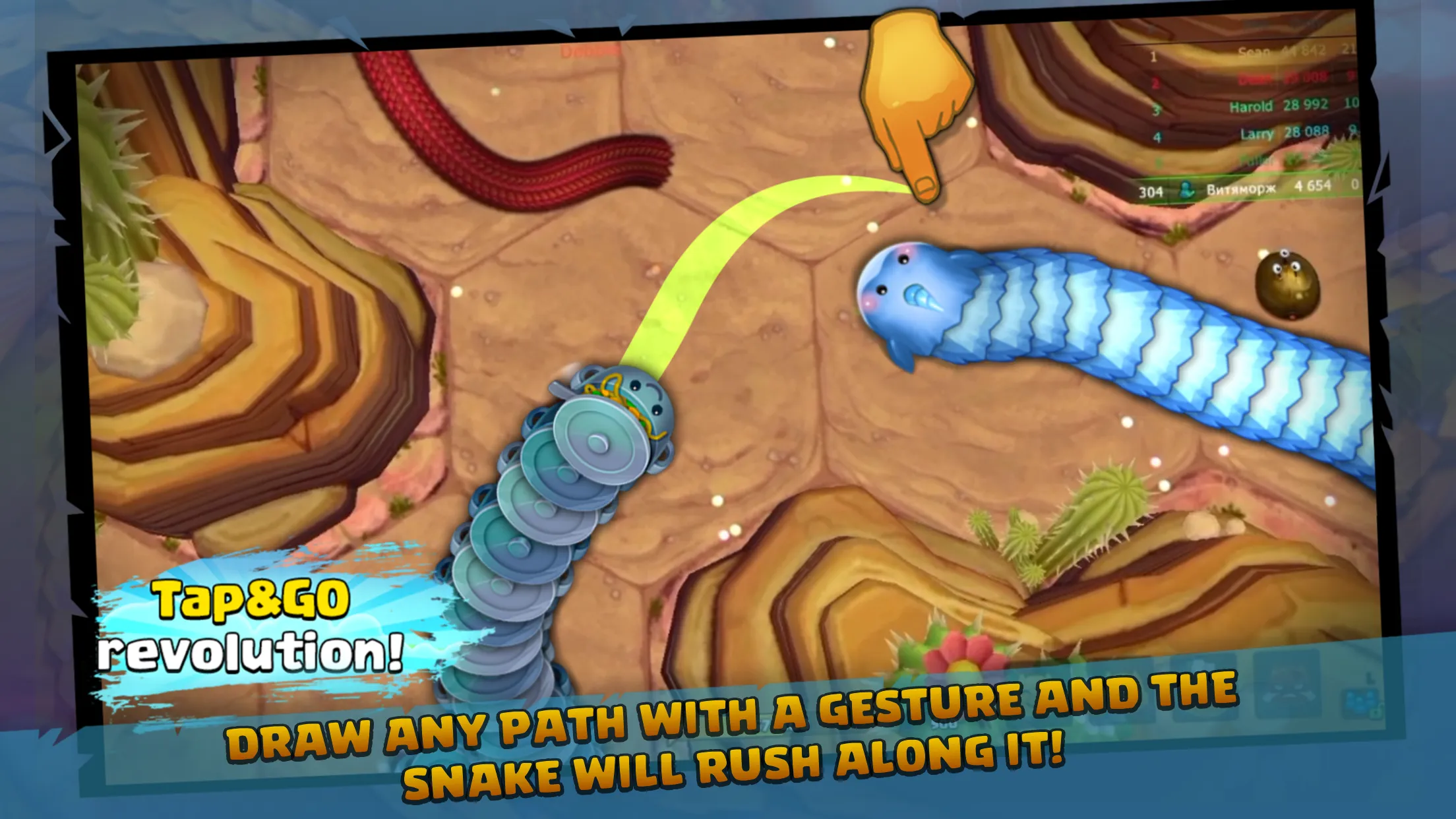 Little Big Snake v2.7.22 APK Мод (Всё открыто, VIP, Вид с дрона) Screenshot 2