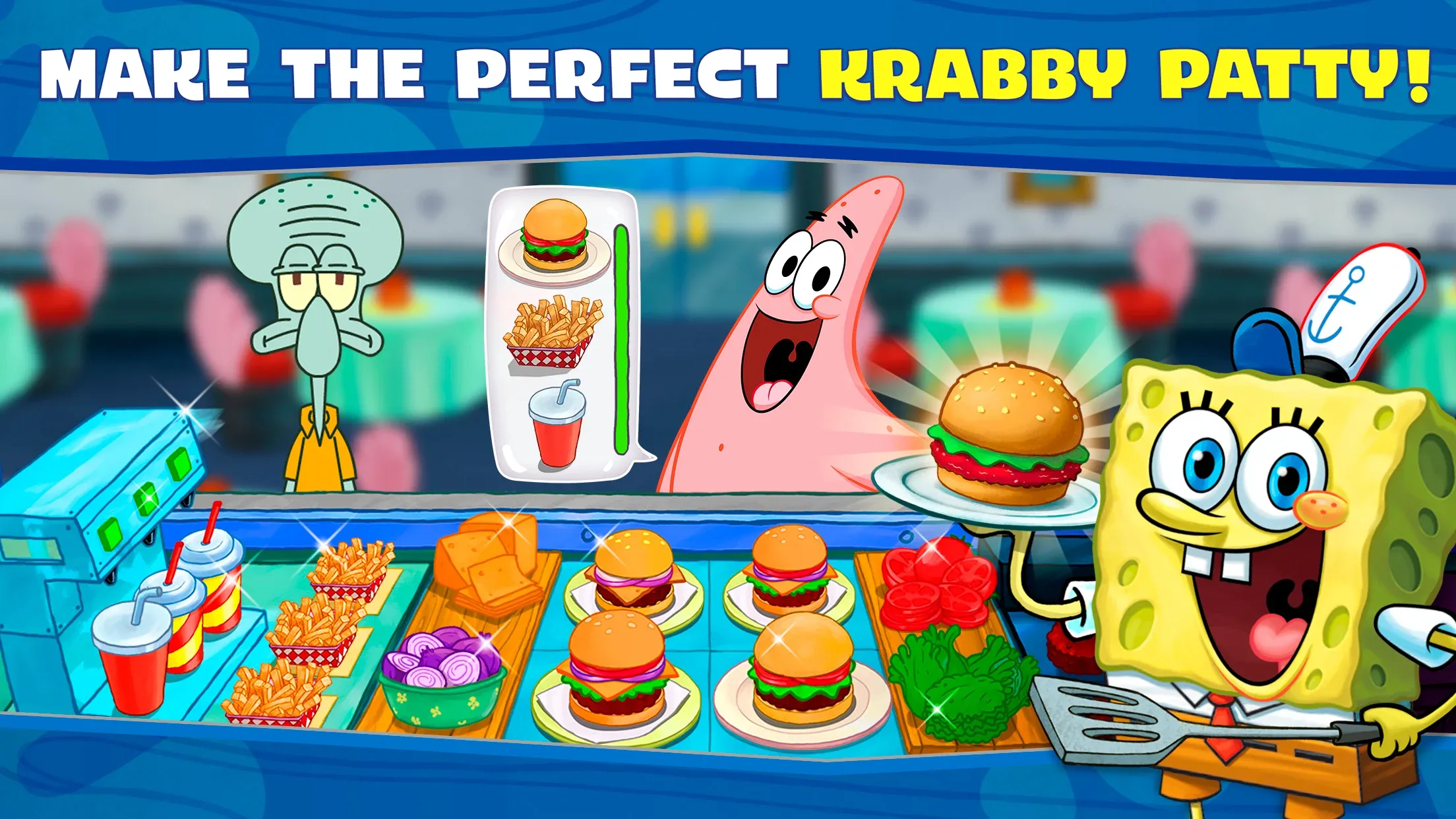 Губка Боб: готовка бургеров! v5.10.7 APK Мод (Много денег) Screenshot 2 Губка Боб: готовка бургеров! v5.10.7 APK Мод (Много денег) Screenshot 2