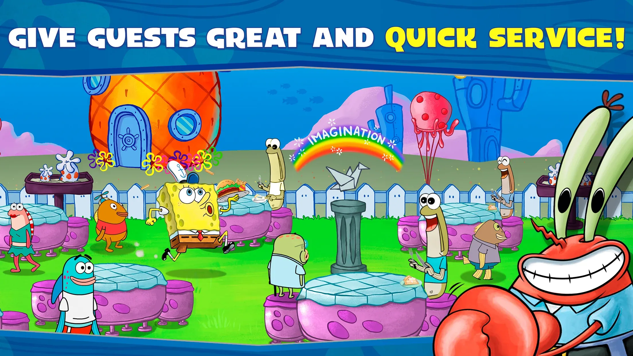 Губка Боб: готовка бургеров! v5.10.7 APK Мод (Много денег) Screenshot 3 Губка Боб: готовка бургеров! v5.10.7 APK Мод (Много денег) Screenshot 3
