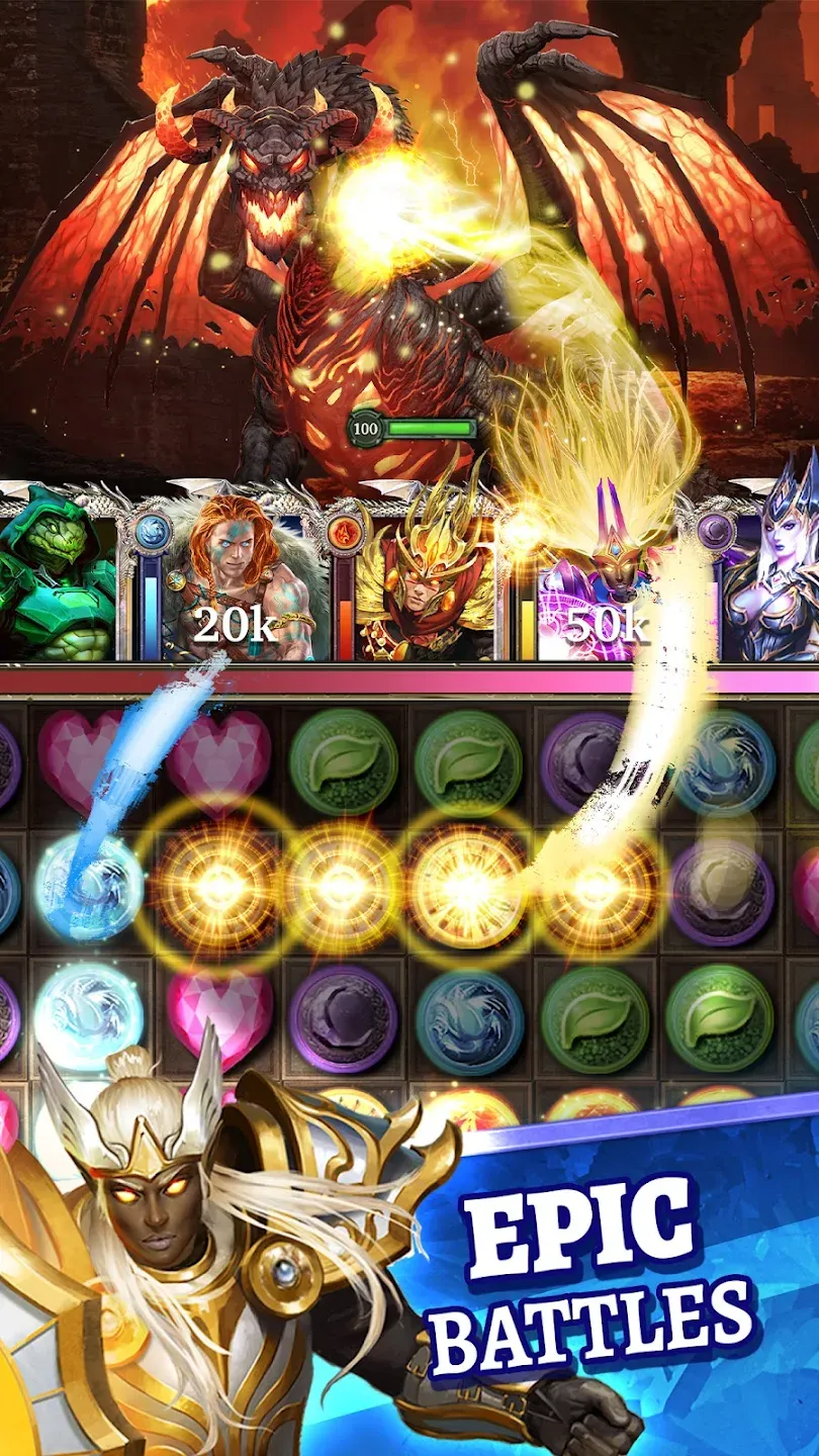 Legendary: Game of Heroes v3.19.15 APK Мод (Меню, Множитель урона, Режим бога) Screenshot 4