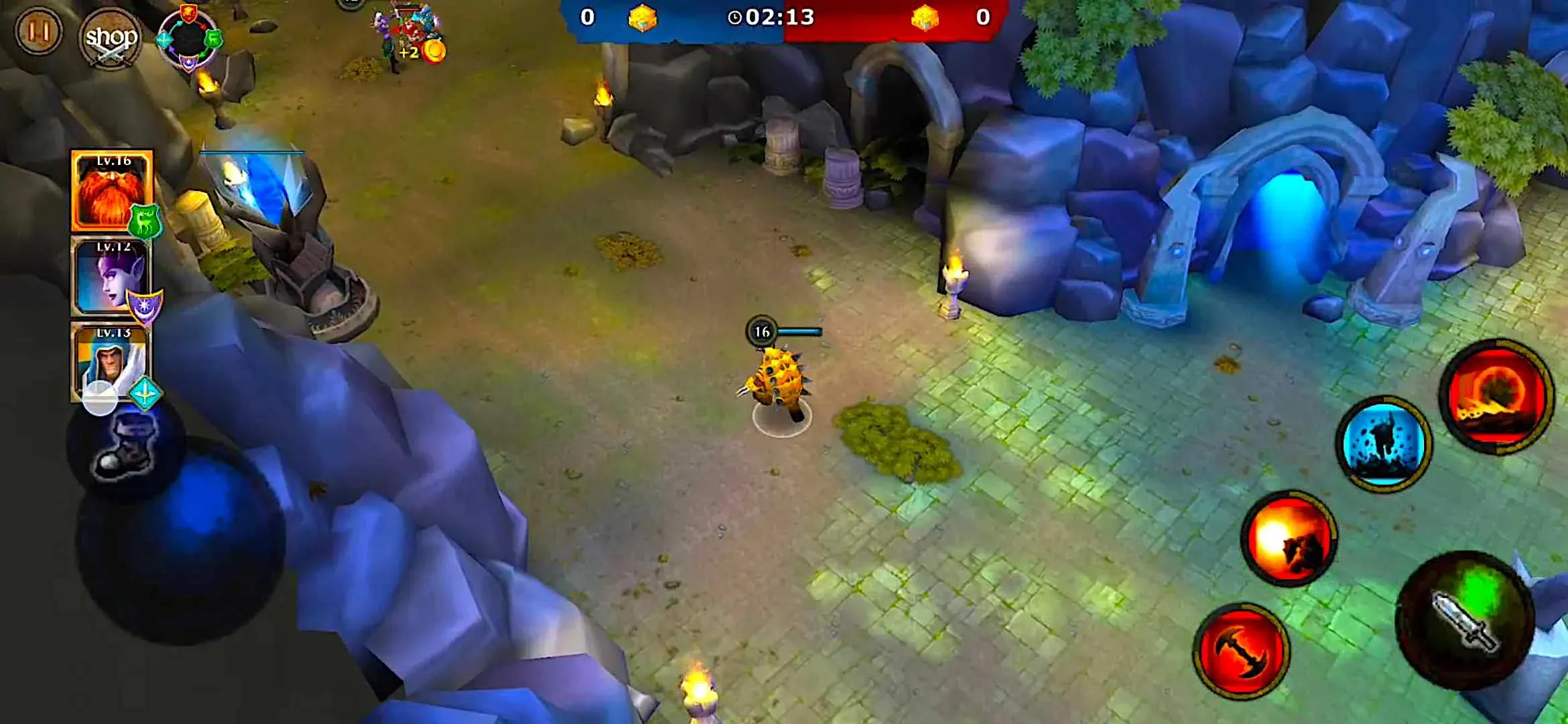 Legendary Heroes MOBA Offline v3.53.0 APK Мод (Много денег) Screenshot 4