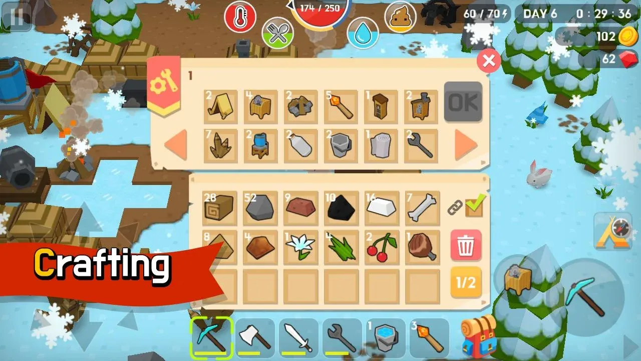 Mine Survival v2.9.4 APK Мод (Много денег) Screenshot 2