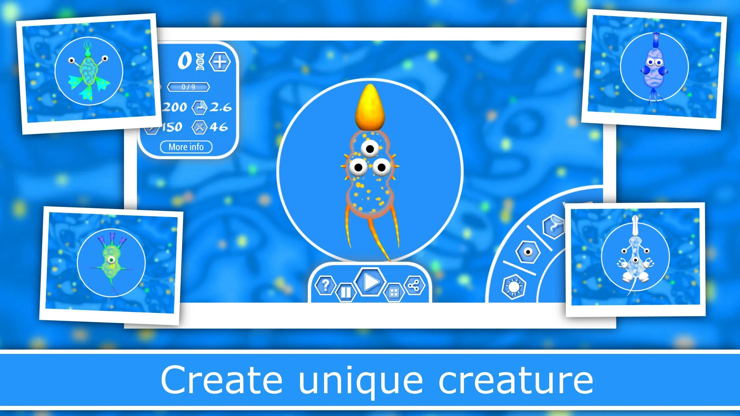 Эволюция Видов 2 v1.6.53 APK Мод (Меню, Бесконечные ДНК) Screenshot 2