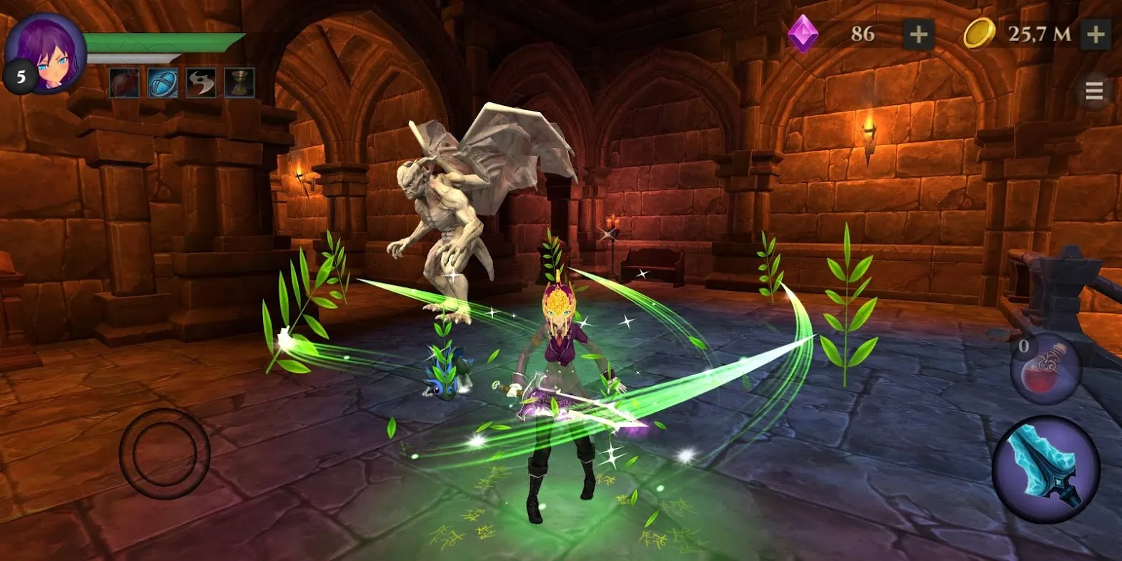 School Girl: Dungeon RPG [мод: много денег] Screenshot 5