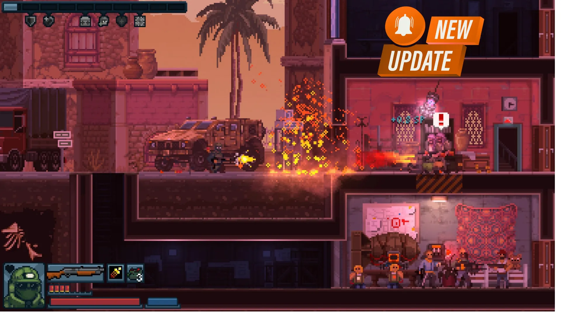 Door Kickers: Action Squad v1.2.4 APK Мод (Всё открыто, Оружие и амуниция) Screenshot 1