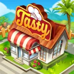 Скачать взлом Вкусный город (Tasty Town) [мод: быстрая готовка] на Андроид