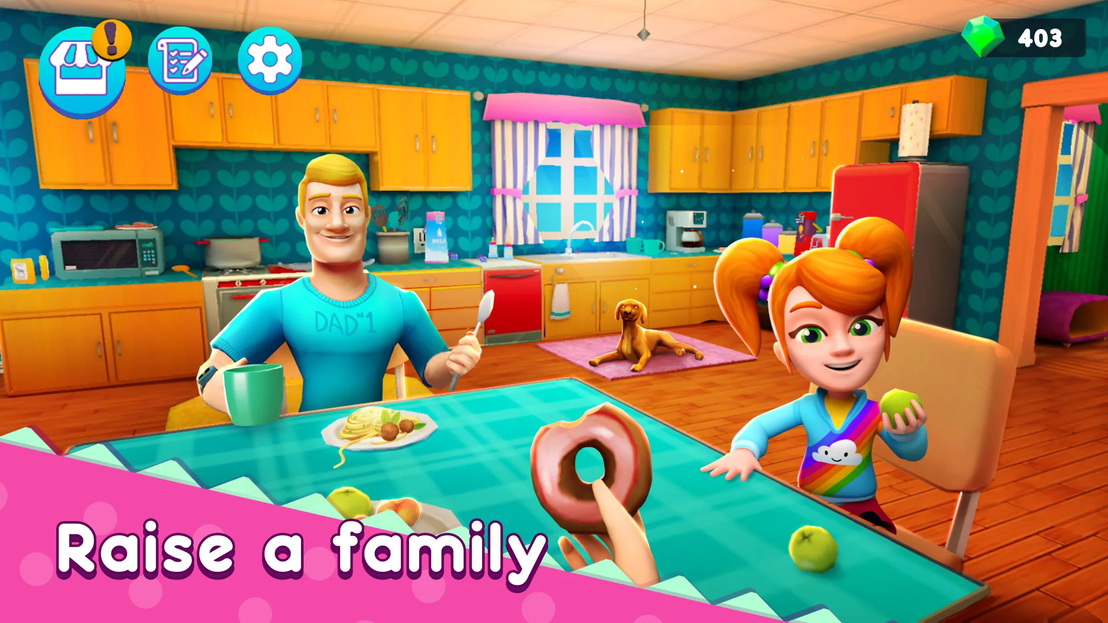 Мама Симулятор: Семейная жизнь v2.3.1.1024 APK Мод (Много денег) Screenshot 3