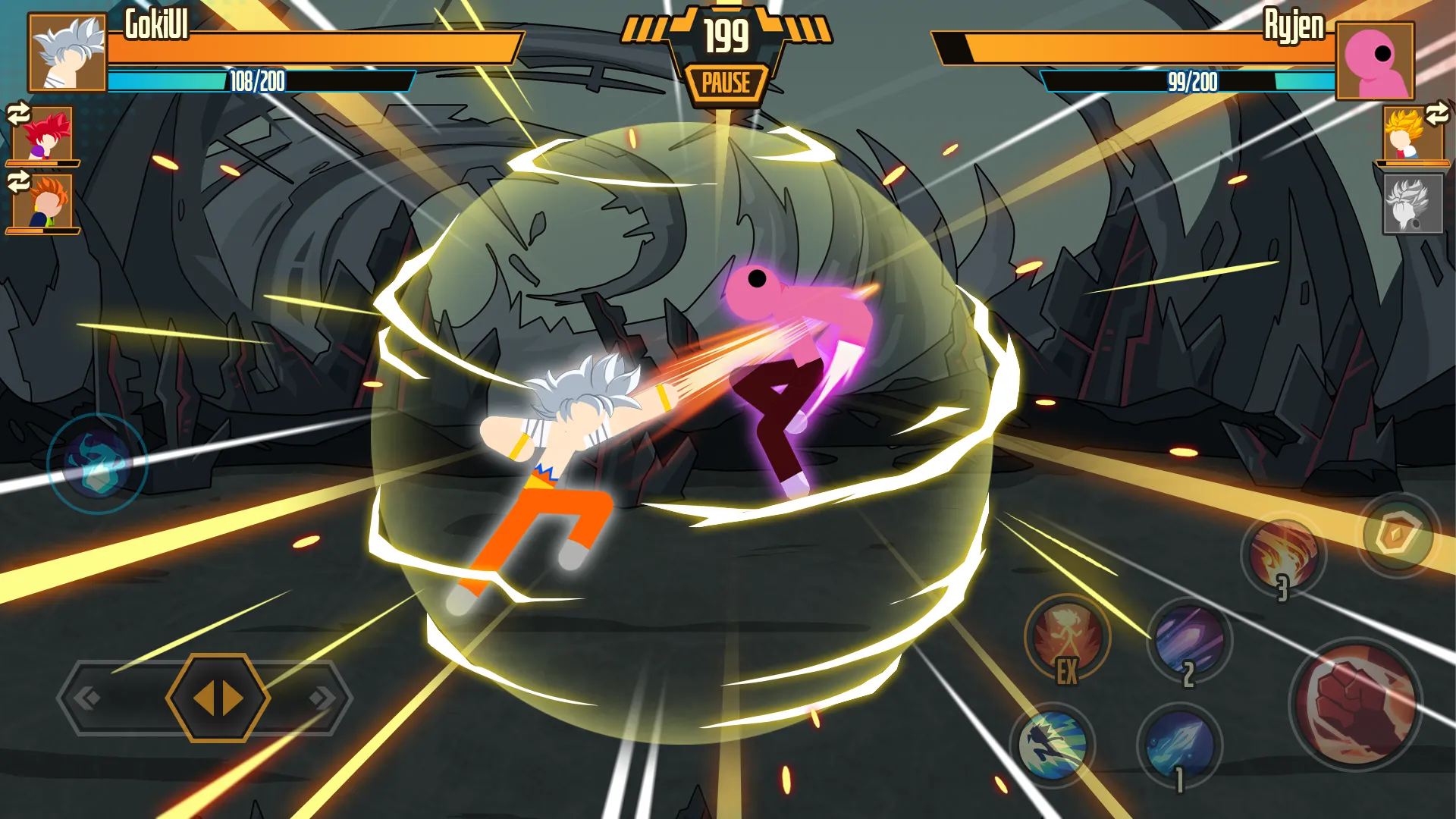 Stickman Dragon Fight v3.3.8 APK Мод (Режим бога) Screenshot 1 Stickman Dragon Fight v3.3.8 APK Мод (Режим бога) Screenshot 1