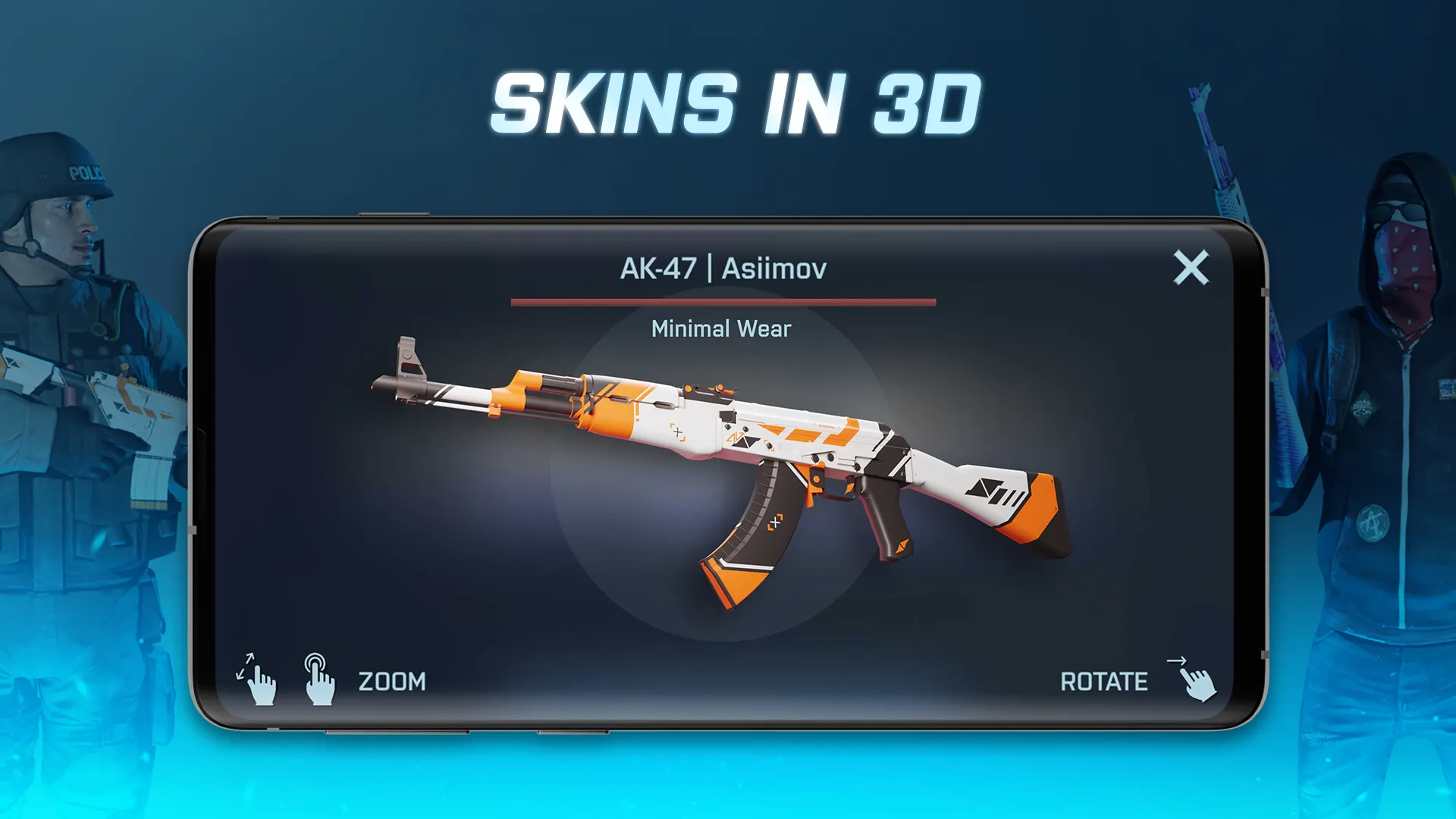 Case Opener: КС кейс симулятор v2.40.0 APK Мод (Много денег) Screenshot 1
