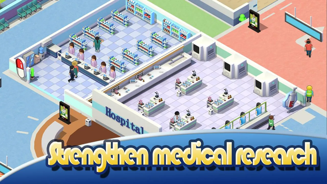 Sim Hospital Tycoon-Idle Built [мод: меню] Screenshot 5