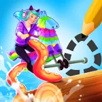 Скачать взлом Scribble Rider! [мод: бесплатные награды] на Андроид