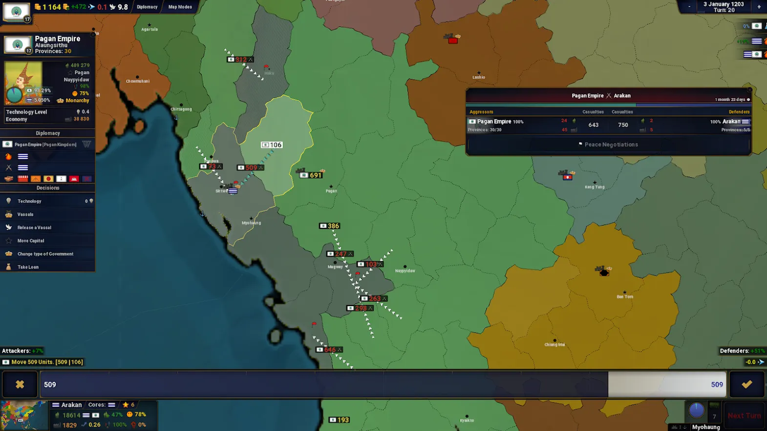 Age of History II Asia [мод: много денег] Screenshot 2