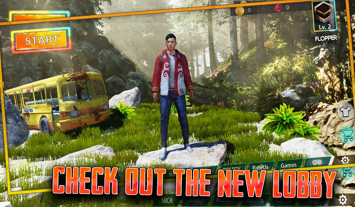 Survival: Fire Battlegrounds [мод: меню + встроенный кэш] Screenshot 1