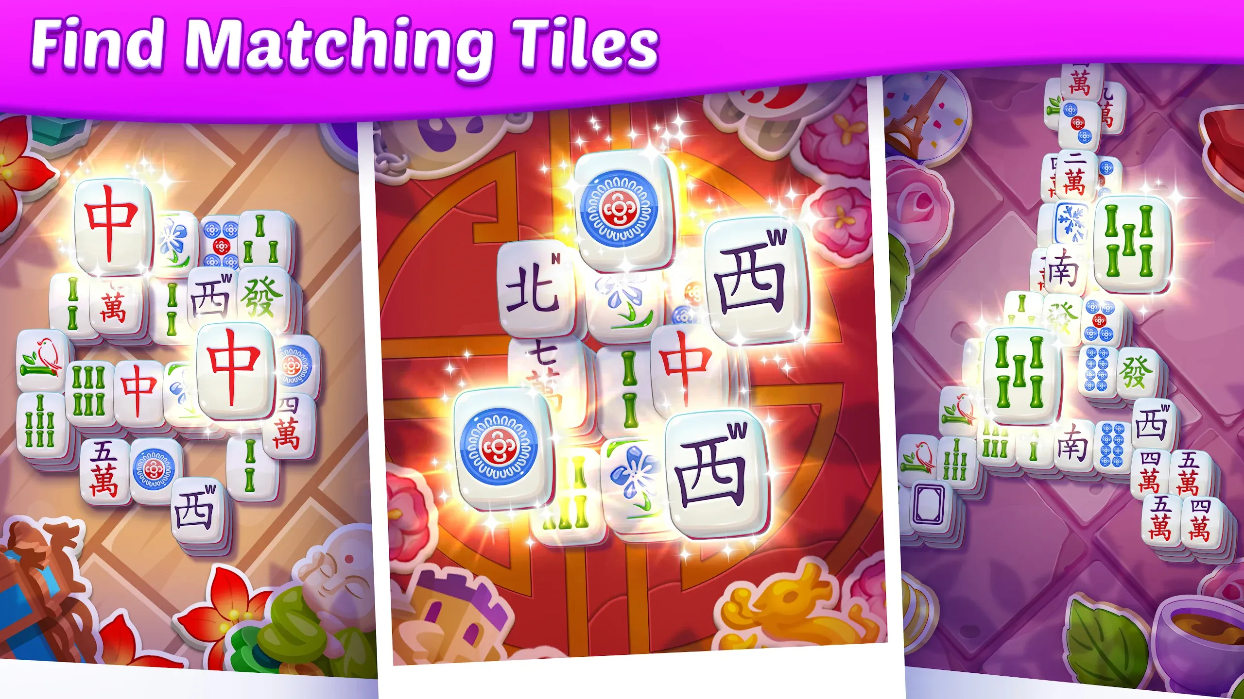 Mahjong City Tours: Tile Match v65.5.0 APK Мод (Много монет) Screenshot 2