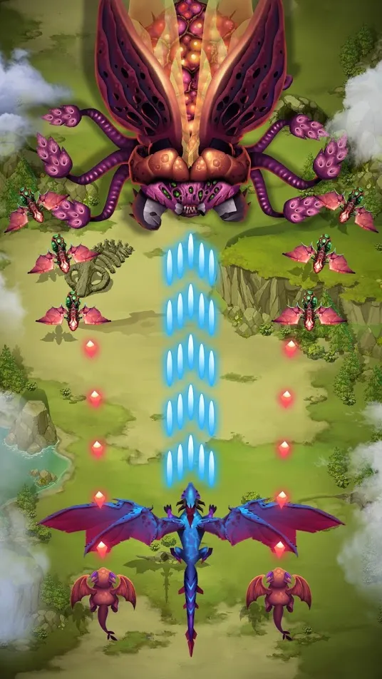 Dragon Shooter: Dragon War – драконы игра нападении [мод: много денег] Screenshot 3