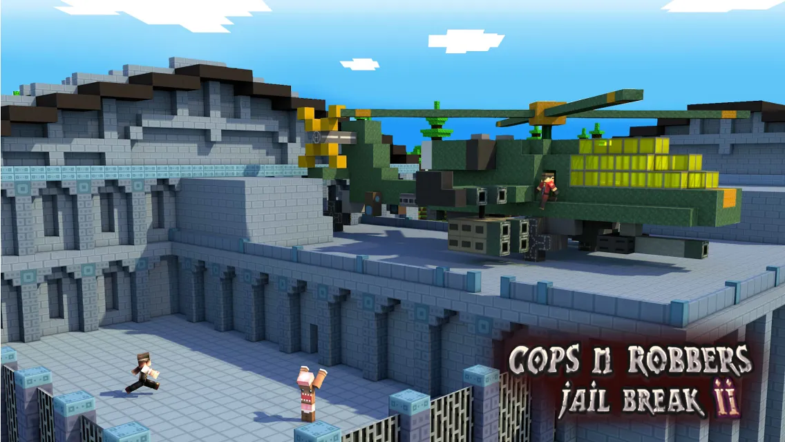 Cops N Robbers: Prison Games 2 v5.3 APK Мод (Меню, Режим бога, Много монет и предметов) Screenshot 2