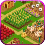 Взломанный Farm Day Village фермер: Offline игры [мод: много денег] на Андроид