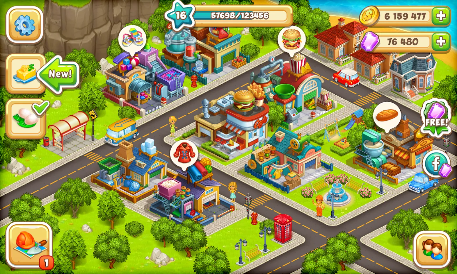 Cartoon city 2 - ферма и город [мод: много денег] Screenshot 3