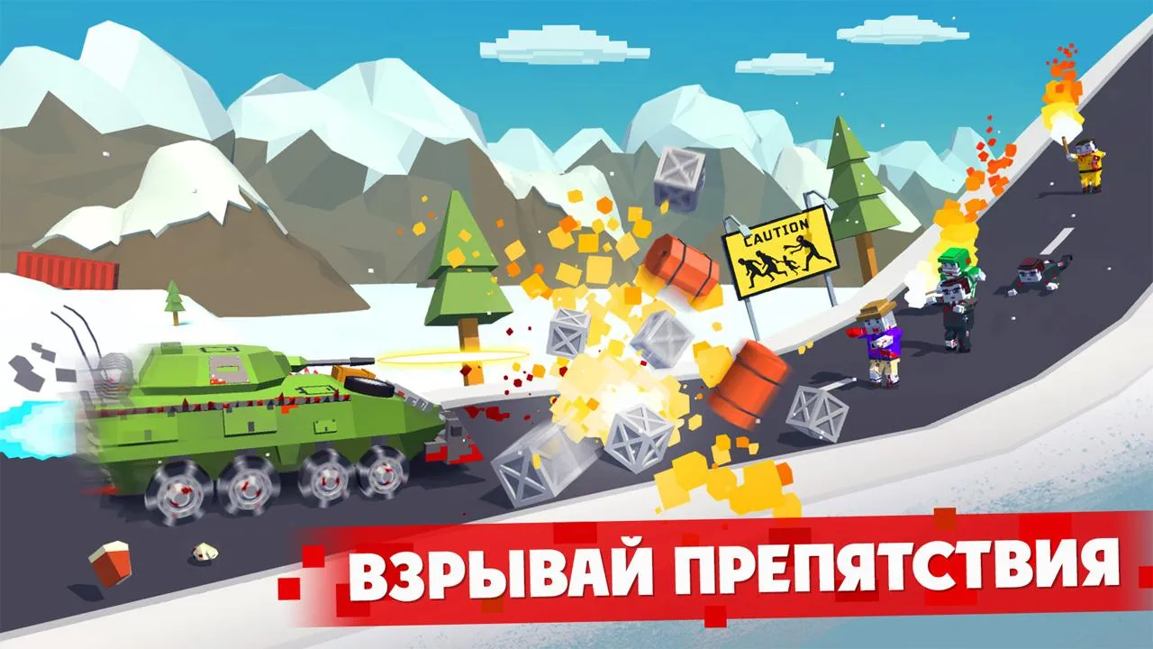 Zombie Derby: Pixel Survival [мод: бесплатные покупки] Screenshot 3