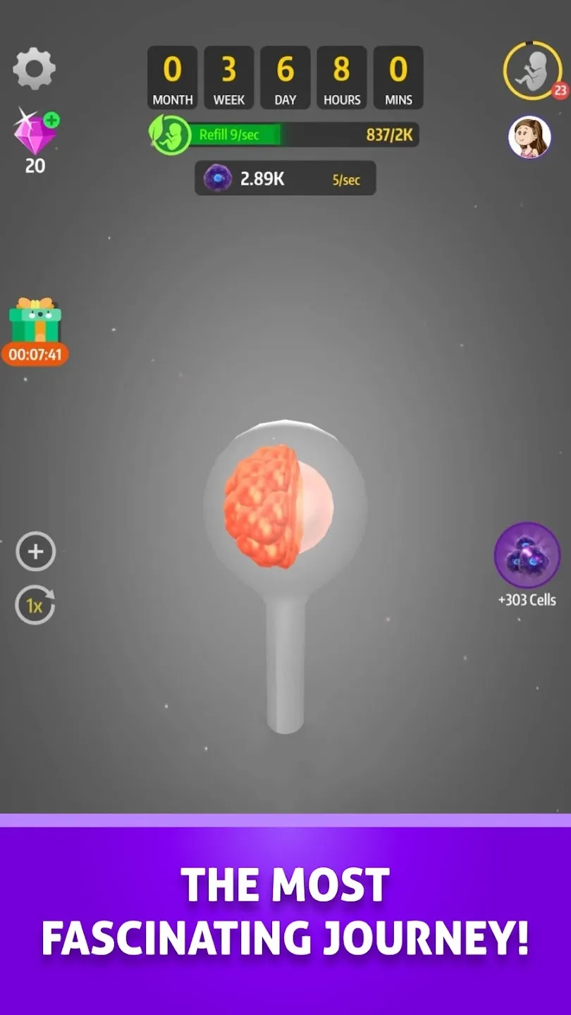 Idle 9 Months v1.41.7 APK Мод (Много бриллиантов) Screenshot 2