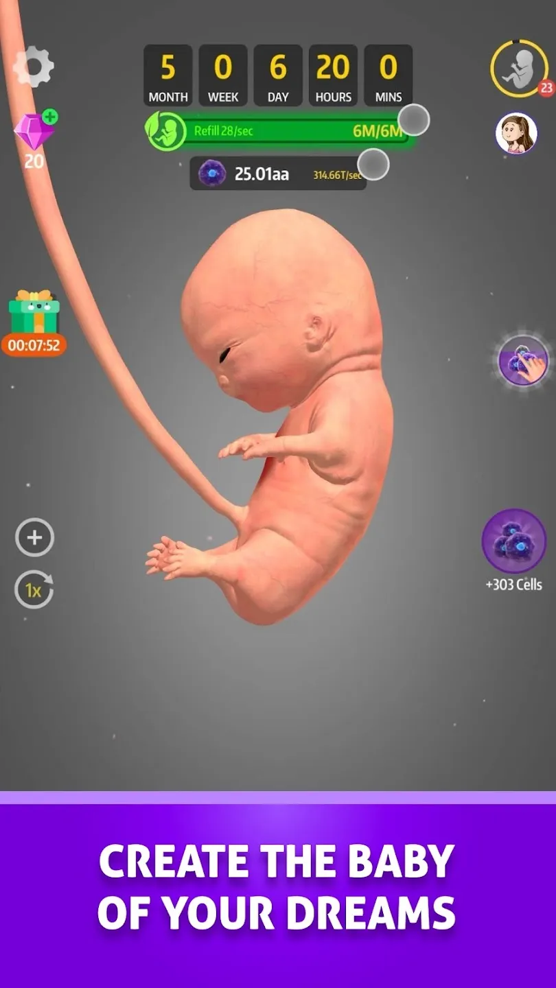 Idle 9 Months v1.41.7 APK Мод (Много бриллиантов) Screenshot 4