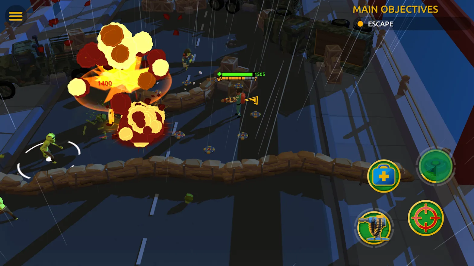 Zombie Blast Crew [мод: много денег] Screenshot 4