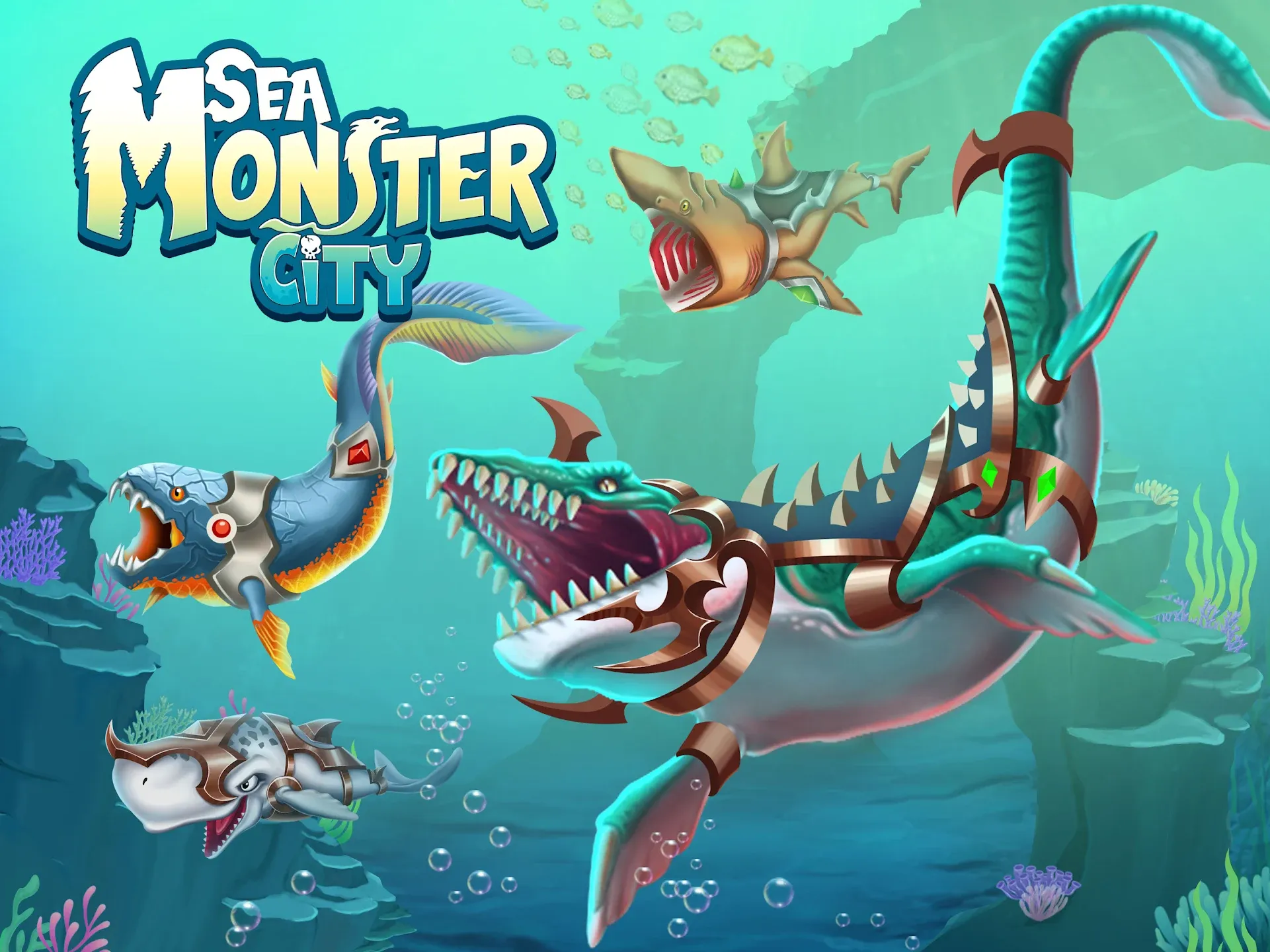 Sea Monster City v15.05 APK Мод (Много денег) Screenshot 1