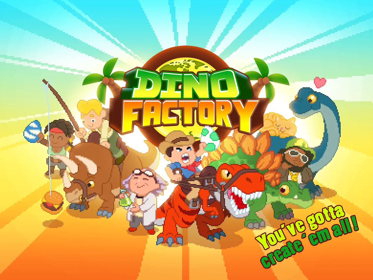 Dinosaur Factory [мод: много денег и золота] Screenshot 1