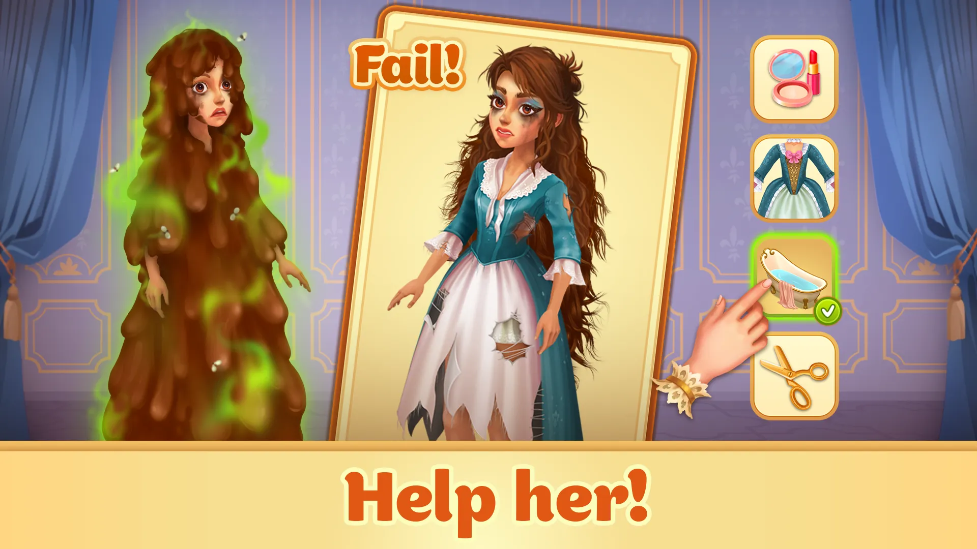 Storyngton Hall: Дом три в ряд v139.2.0 APK Мод (Меню, Много звёзд) Screenshot 2