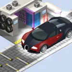 Взломанный Idle Car Factory: Car Builder [мод: бесплатные покупки] на Андроид