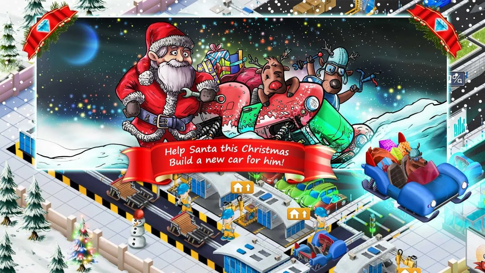 Idle Car Factory: Car Builder [мод: бесплатные покупки] Screenshot 1