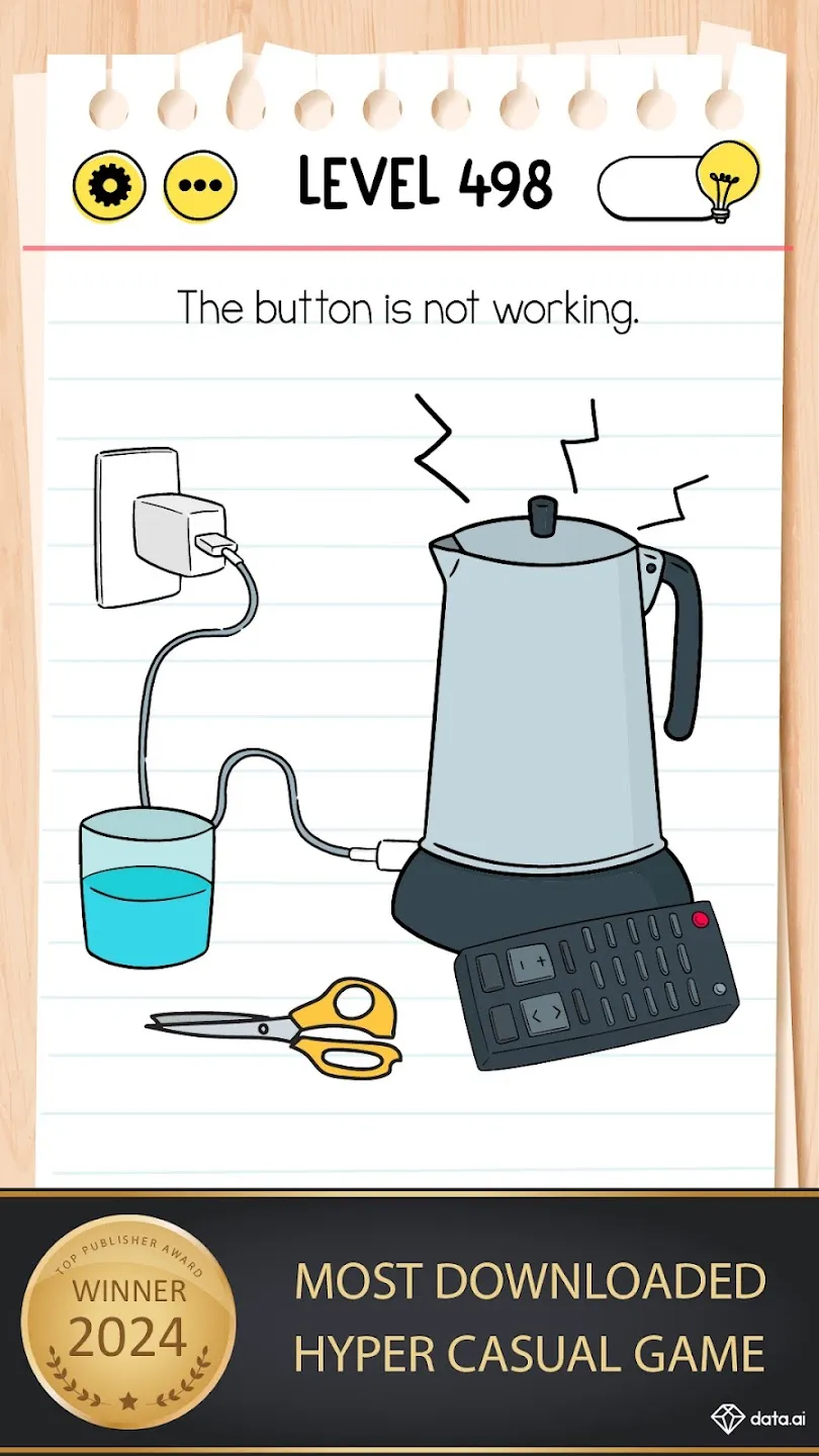 Brain Test: Хитрые Головоломки v2.767.0 APK Мод (Много подсказок) Screenshot 1