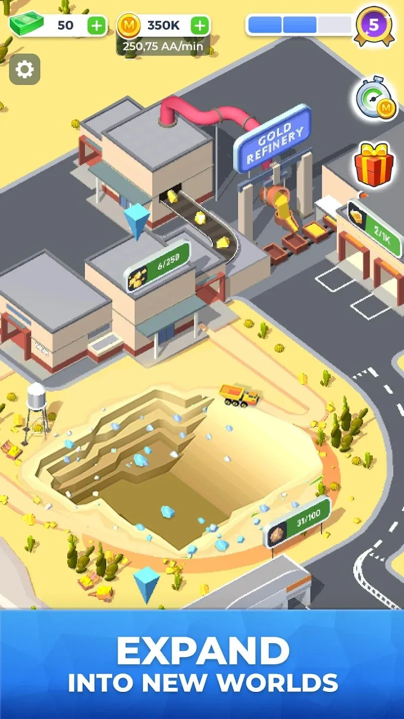Mining Inc. v1.20.12 APK Мод (Много монет) Screenshot 3