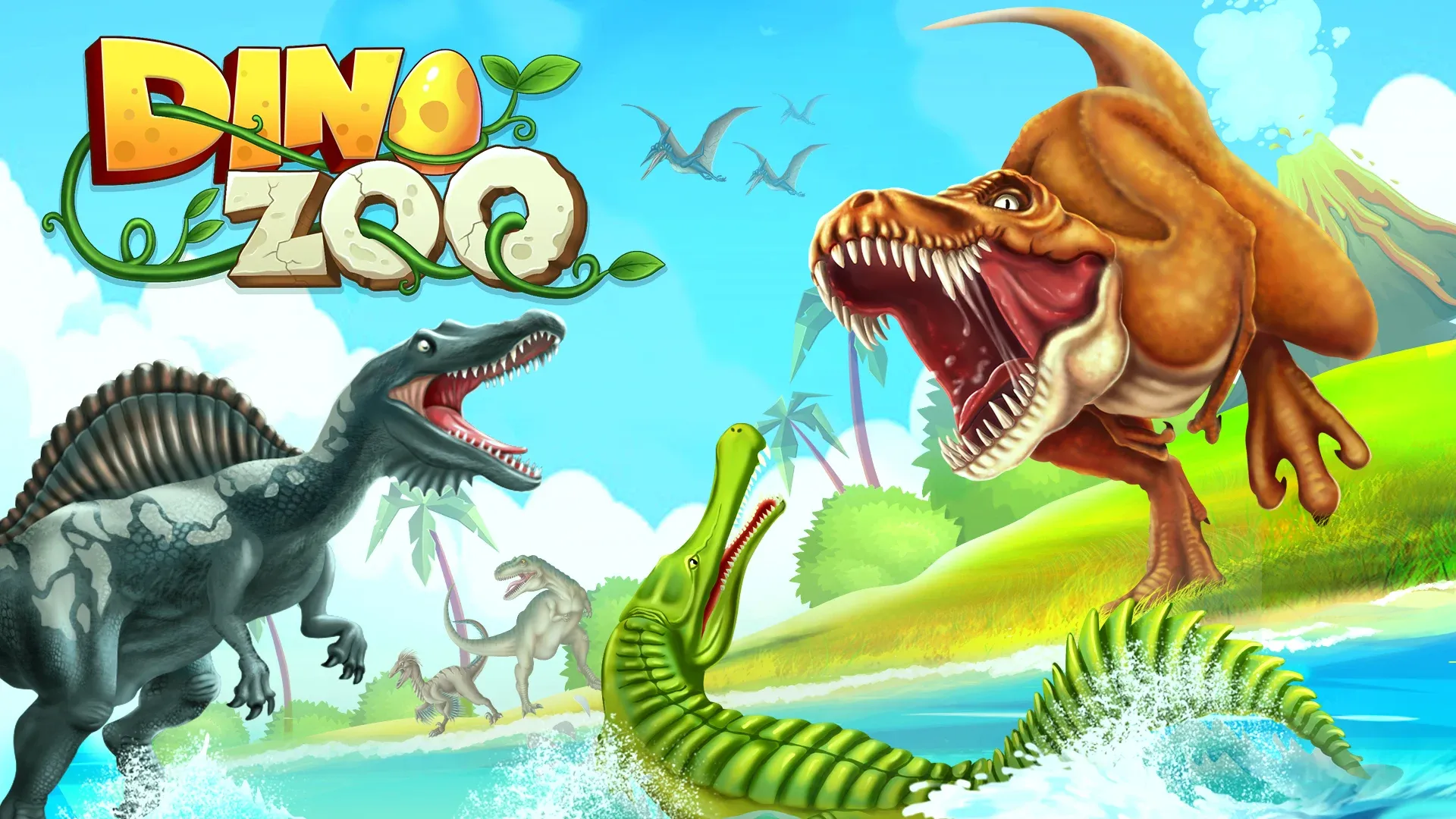Dino World - Jurassic Dinosaur v15.04 APK Мод (Много денег) Screenshot 1