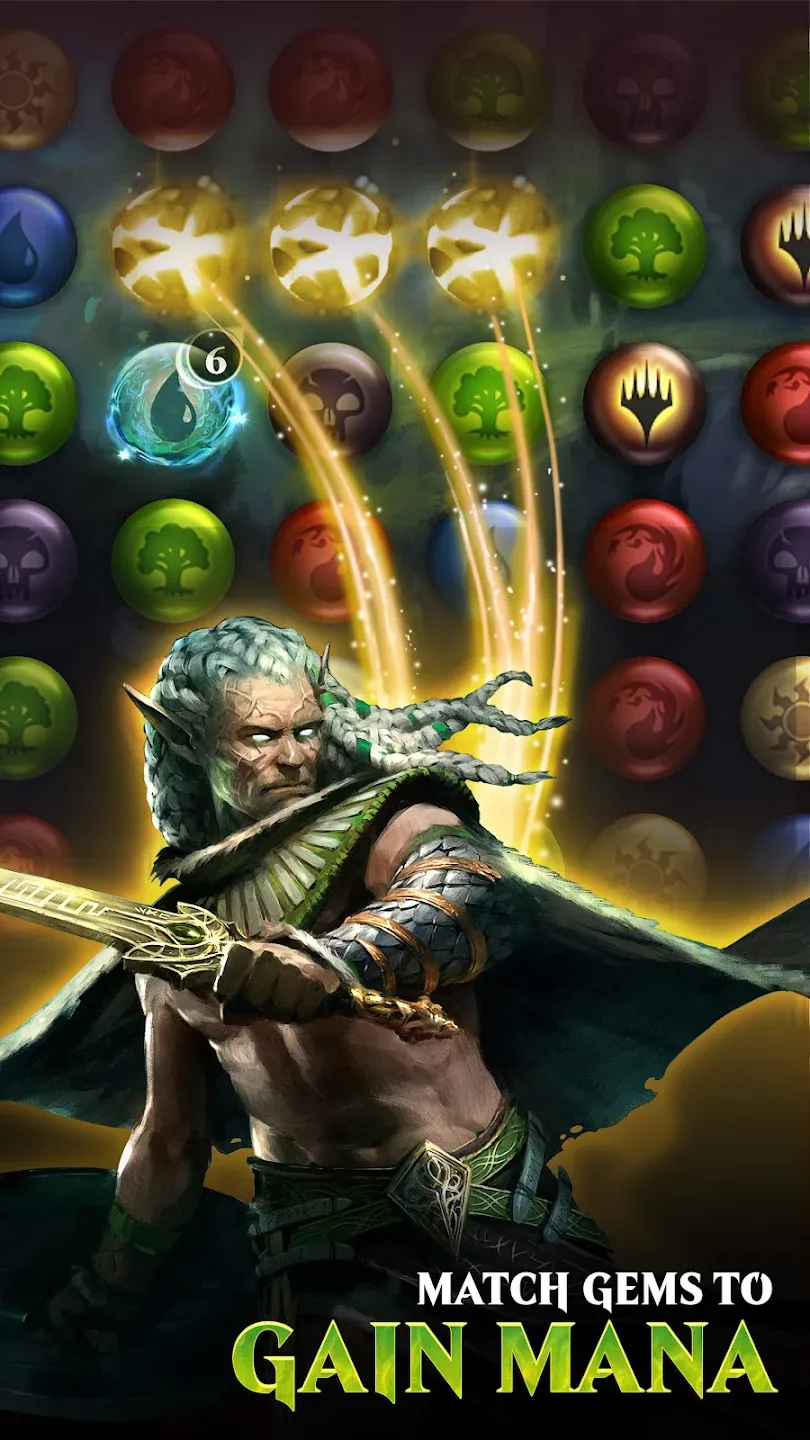 Magic: Puzzle Quest v7.9.0 APK Мод (Меню, Множитель урона и защиты) Screenshot 1 Magic: Puzzle Quest v7.9.0 APK Мод (Меню, Множитель урона и защиты) Screenshot 1