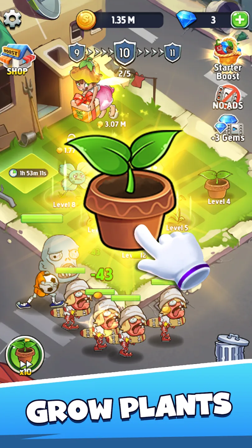 Merge Plants - игра зомби v1.13.47 APK Мод (Меню, Много алмазов) Screenshot 1 Merge Plants - игра зомби v1.13.47 APK Мод (Меню, Много алмазов) Screenshot 1