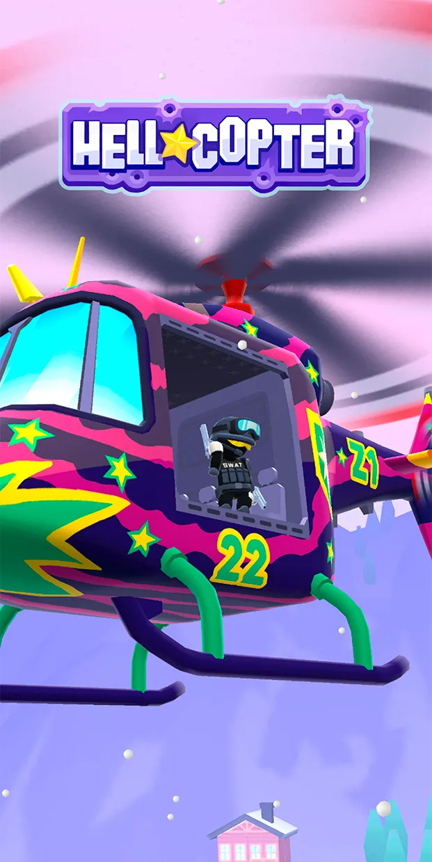 HellCopter v1.8.62 APK Мод (Меню, Много денег и энергии) Screenshot 1