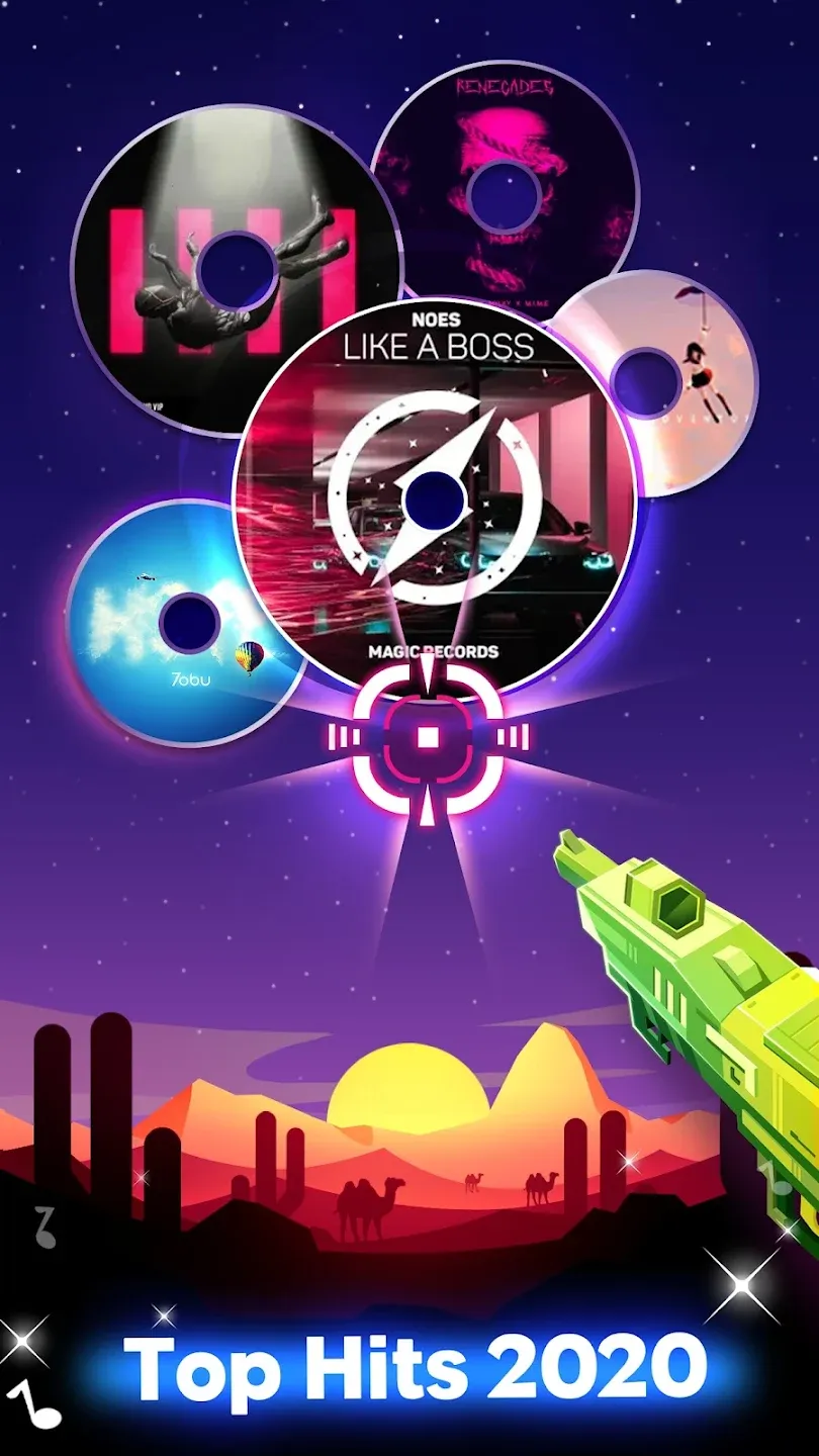 Огневой бит - Мusic и стрельба v2.1.0 APK Мод (Много денег) Screenshot 4