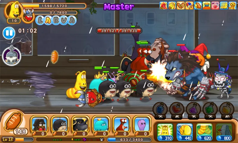 Larva Heroes: Lavengers [мод: много денег] Screenshot 4