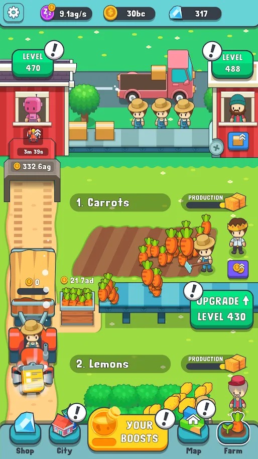 Juice Farm – Idle Harvest [мод: много денег] Screenshot 1
