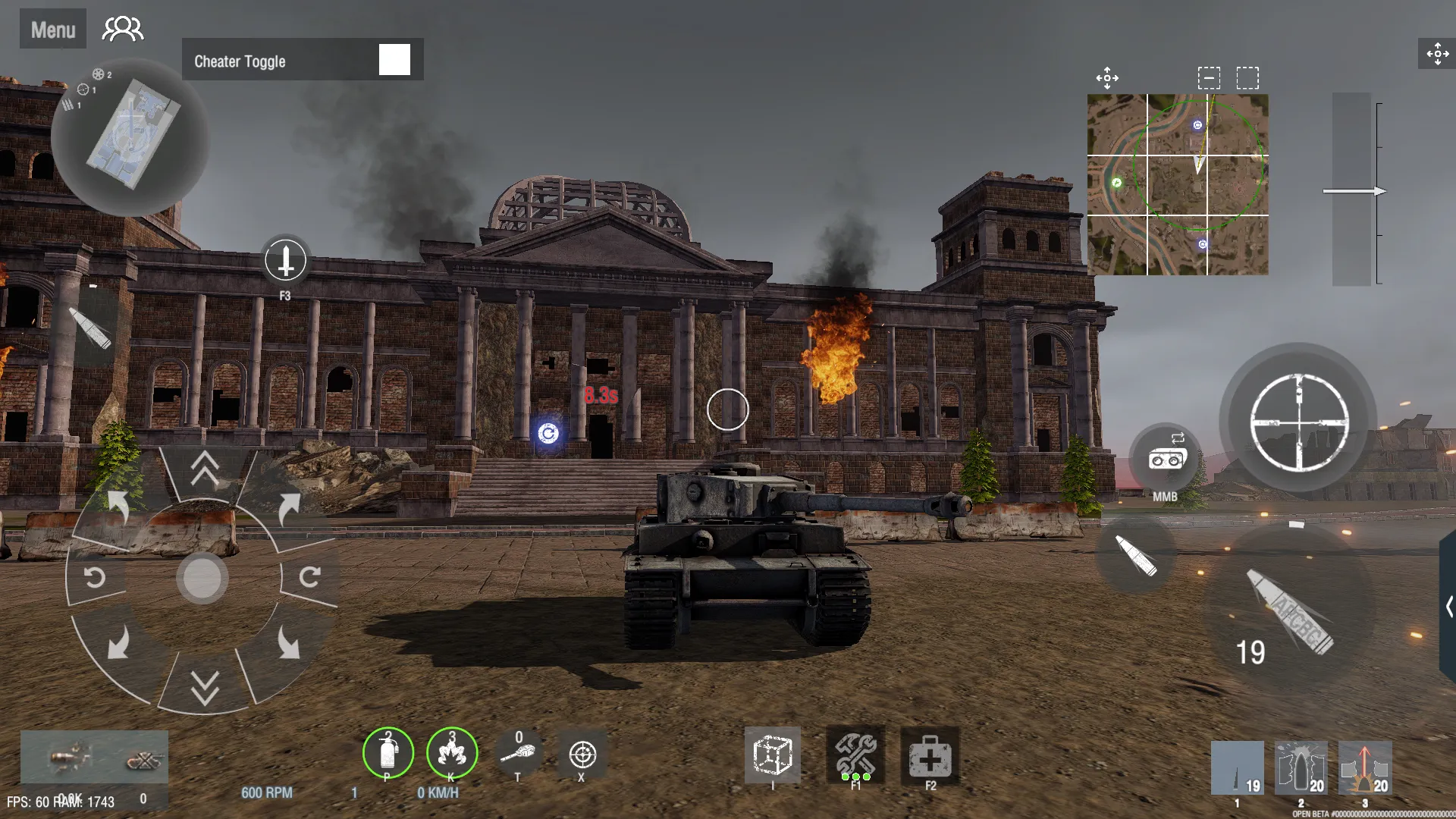 Panzer War v2026.4.18.1 APK Мод (Бесплатные покупки) Screenshot 4